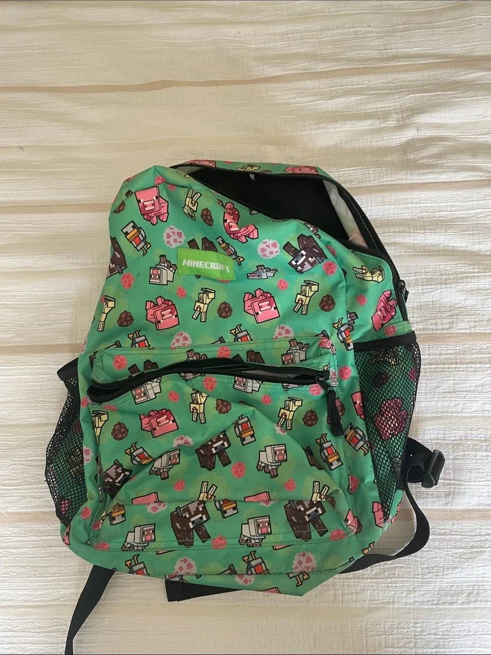 Minecraft Print Backpack